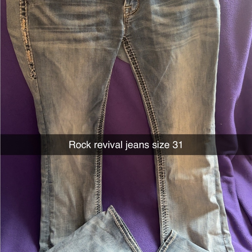 Rock Revival Women's Faded Blue Skinny Jeans